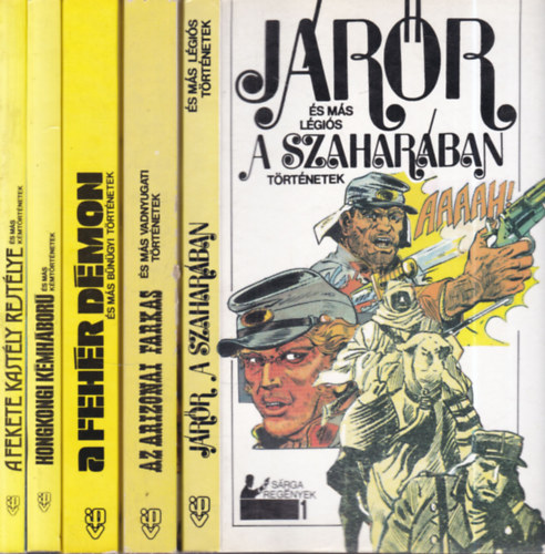 S�rga reg�nyek 1-5. (J�r�r a Szahar�ban + Az arizonai farkas + A feh�r d�mon + Hongkongi k�mh�bor� + A fekete kast�ly rejt�lye)
