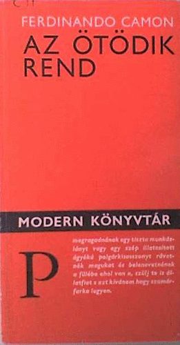 Ferdinando Camon - Az �t�dik rend