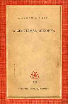 Harold J. Laski - A gentleman alkonya