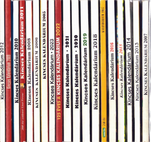 19 db Kincse Kalend�rium: 2005-2023. �vek