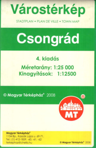 Csongrd - Vrostrkp 1: 25 000 , 1: 12500