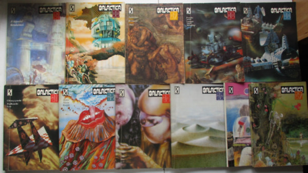 11 db k�nyv a Galaktika sorozatb�l (31, 33, 37, 38 ,39 ,41, 42, 46, 49, 55, 57)