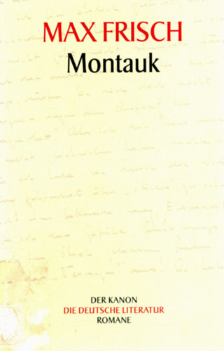 Max Frisch - Montauk