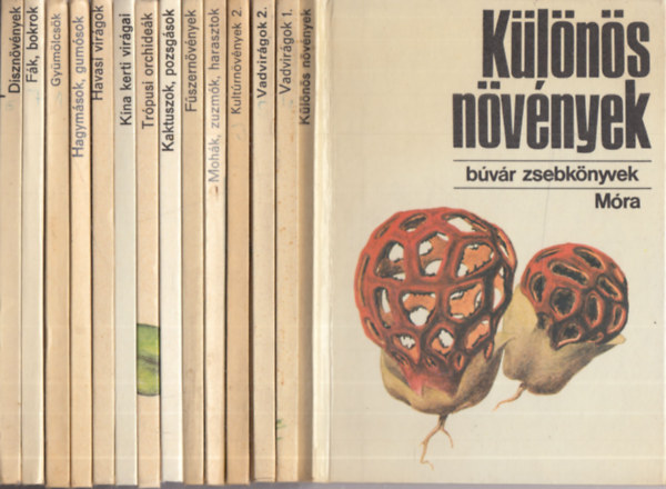 14 db. ktet a bvr zsebknyvek sorozatbl (nvny tmban)