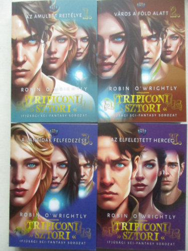 Robin O'Wrightly - Tripiconi sztori 1-4. (1. r�sz: Az amulett rejt�lye . 2. r�sz: V�ros a f�ld alatt . 3. r�sz: A lantid�k felfedez�se . 4. r�sz: Az elfelejtett herceg
