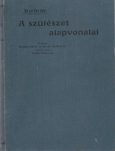 Bumm Ern� dr. - A sz�l�szet alapvonalai