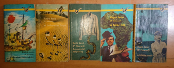Rejt� Jen� - 5 dbfej k�nyv Rejt� Jen�t�l: Az elveszett cirk�l�, A l�thatatlan l�gi�, Az el�retolt hely�rs�g, A feh�r folt, A h�rom test�r Afrik�ban