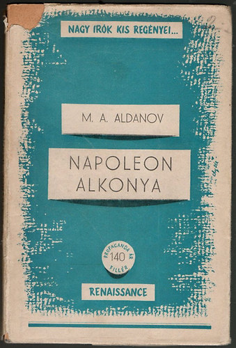 M.A. Aldanov - Napoleon alkonya