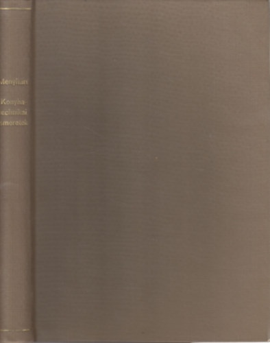 Menyh�rt Oszk�r - Konyhatechnikai ismeretek