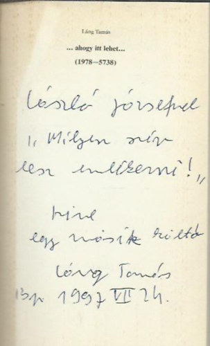 Lng Tams - ..ahogy itt lehet...(1978-5738)