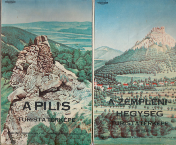 6 db. turistatrkp: A Zemplni-hegysg (szaki rsz) + A Pilis + A Mecsek + A Brzsny + A Budai-hegysg + A Mtra