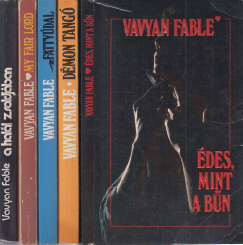 Vavyan Fable - 5 db. krimi (des, mint a bn + Dmontang + Fattydal + My fair Lord + A hall zsoldjban)