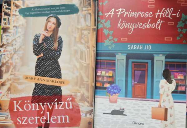 Mary Ann Marlowe Sarah Jio - 2 db könyvesbolti romantikus regény : A Primrose Hill-i könyvesbolt + Könyvízű szerelem