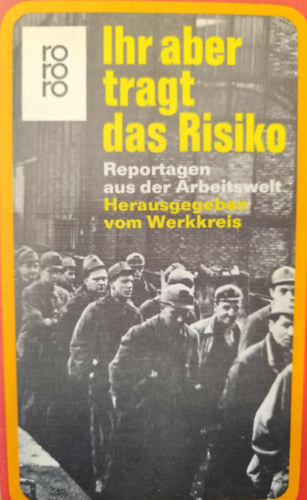 Ihr aber tragt das Risiko. Reportagen aus der Arbeitswelt