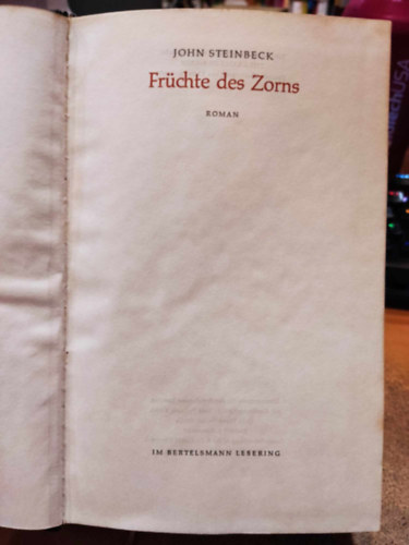 John Steinbeck - Frchte des Zorns