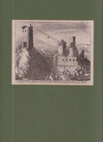 Szent Szabbasz (Mar Saba) kolostor (eredeti r�zmetszet, paszpartuban)