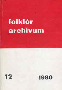 Hoppl Mihly szerk. - Folklr archvum 12.