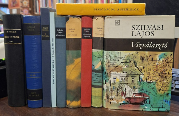 Szentmih�lyin� Szab� M�ria, J�kai M�r, Magda Szab�, Vit�z Somogyv�ry Gyula, Szilv�si Lajos - 10 db reg�ny, K�NYVMENT� AJ�NLAT: �r�k t�rsak, Egy az Isten, A Danaida, A szeml�l�k, A Rajna k�dbe v�sz, K�dl�mpa, L�gszomj, Sz�let�snap j�niusban, V�zv�laszt�, Hozom�ny