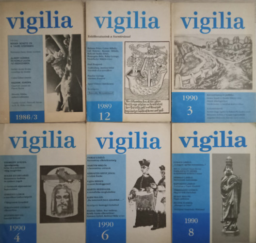 Vigilia (6 db.) 1986/3 + 1989/12 + 1990/3-4-6-8