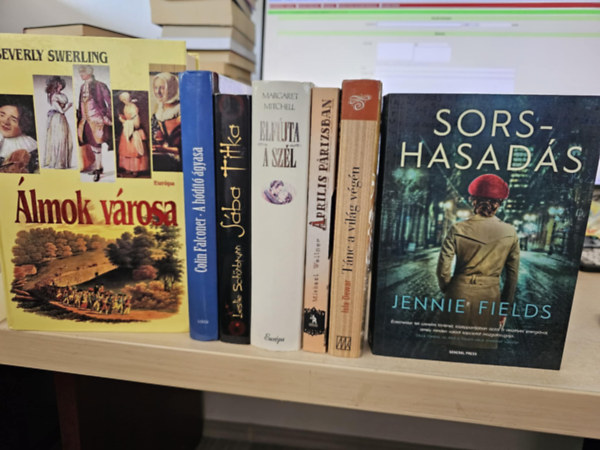 Isla Dewar, Michael Wallner, Margaret Mitchell, Leslie Sch�nbrunn, Colin Falconer, Beverly Swerling Jennie Fields - 7db t�rt�nelmi k�tet, K�NYVMENT� AJ�NLAT: Sorshasad�s+ T�nc a vil�g v�g�n+ �prilis P�rizsban+ Elf�jta a sz�l+ S�ba titka+ A h�d�t� �gyas+ �lmok v�rosa