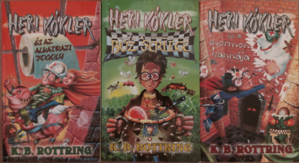 K.B. Rottring - 3db : Heri K�kler �s az alkatrazi fogoly, Heri K�kler �s a b�z serlege, Heri K�kler �s a mormon kann�ja