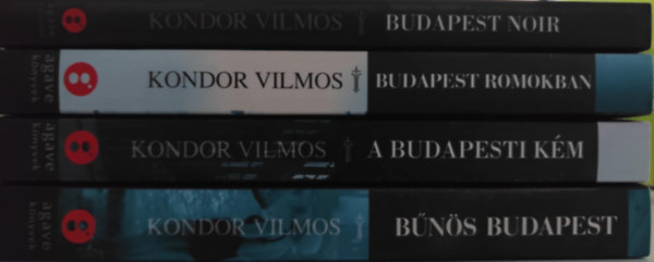 Kondor Vilmos - 4 db Kondor Vilmos Krimi: / Budapest Noir / Budapest Romokban / A budapesti kém / Bűnös Budapest /