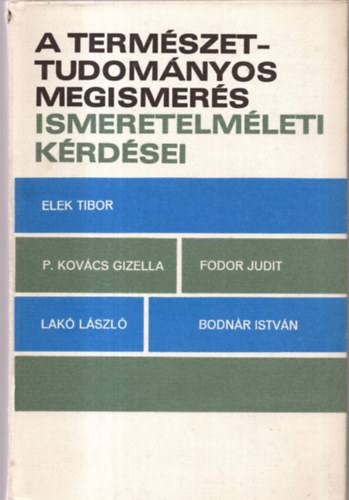 Elek-P. Kovcs-Fodor-Lak - A termszettudomnyos megismers ismeretelmleti krdsei