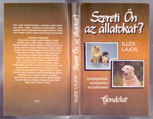 Illés Lajos - Szereti Ön az állatokat? - Beszélgetések művészekkel és tudósokkal