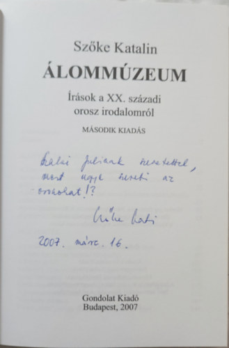 Szke Katalin - lommzeum