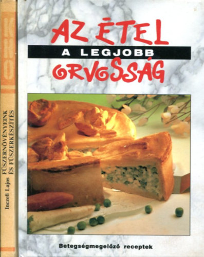 2 db gasztronmiai knyv