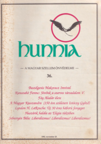 Kunszab� Ferenc  (f�szerk.) - Hunnia - A magyar szellem �nv�delme 36.