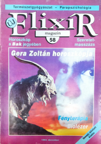 Dr. Nagy Rbert  (szerk.) - j Elixr magazin 1993. december