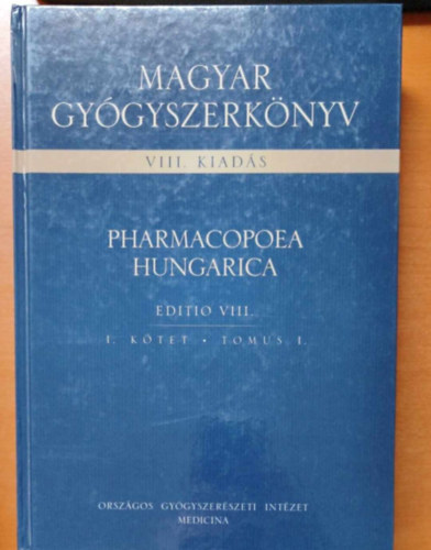 Magyar gygyszerknyv VIII. kiads I. ktet