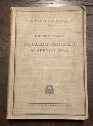 Thienemann Tivadar - Irodalomtrtneti alapfogalmak