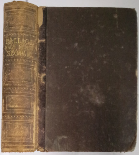 Dr Ballagi M�r - Uj teljes magyar �s n�met sz�t�r. Magyar - n�met r�sz