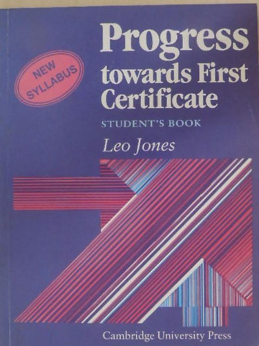 Leo Jones - Progress towards First Certificate - Student's Book
