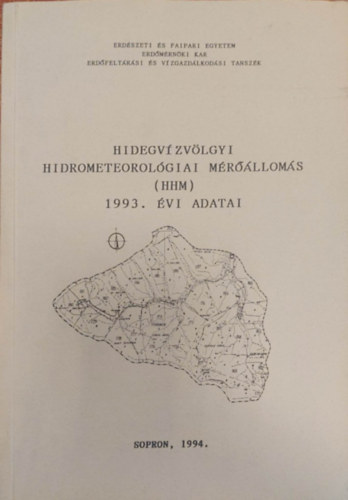 Hidegv�zv�lgyi Hidrometeorol�giai M�r��llom�s (HHM) 1993. �vi adatai