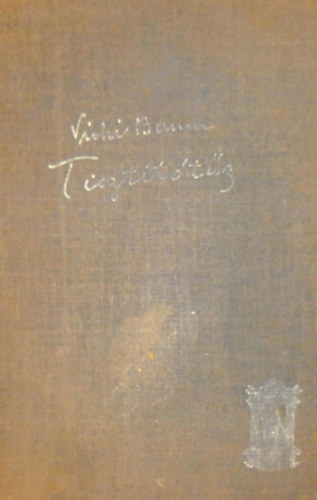 Vicki Baum - Tiszt�t�t�z