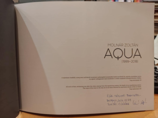 Molnr Zoltn - Aqua 1999-2018