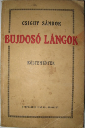 Csighy S�ndor - Bujdos� l�ngok - k�ltem�nyek