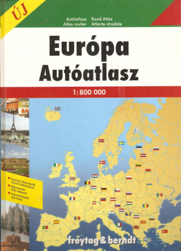 Európa Autóatlasz 1:800 000