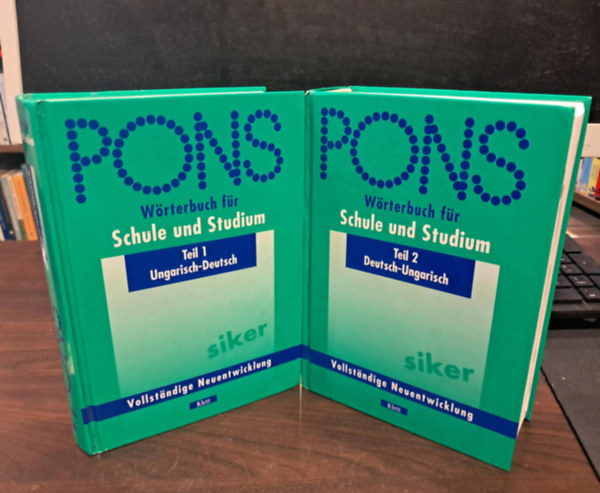 PONS W�rterbuch f�r Schule und Studium Teil 1-2, Deutsch-Ungarish, Ungarisch-Deutsch