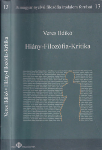 Veres Ildik - Hiny-Filozfia-Kritika