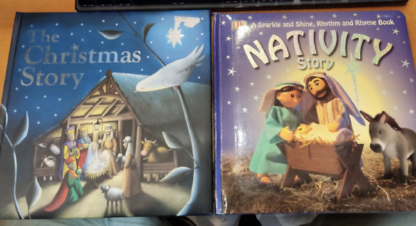 Fiona Gowen  Dawn Sirett (illus.), Cherie Zamazing (illus.) - 2 db Jzus szletse gyerekeknek: Nativity Story (A Sparkle and Shine, Rhythm and Rhyme Book) + The Christmas Story