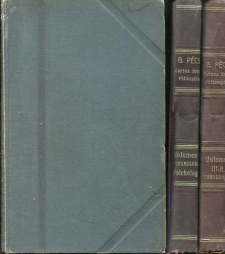 Gustavo Pécsi - Cursus brevis philosophiae I-III.