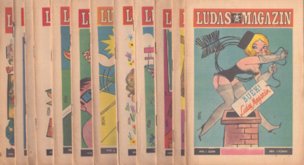 Tabi Lszl  (szerk.) - Ludas Magazin 1970/1-12. (teljes vfolyam, lapszmonknt)