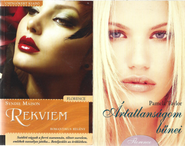 2 db könyv, Syndei Maison: Rekviem, Pamela Taylor: Ártatlanságom bűnei