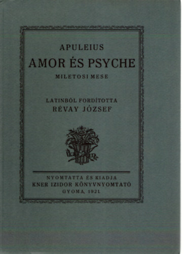 Apuleius - Amor s Psyche