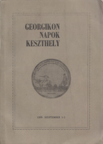 Georgikon napok - Keszthely 1966. szeptember 1-3.
