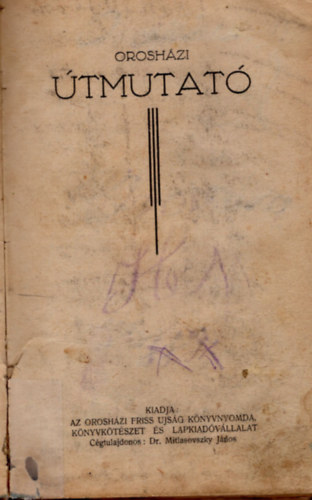 Orosh�zi �tmutat�